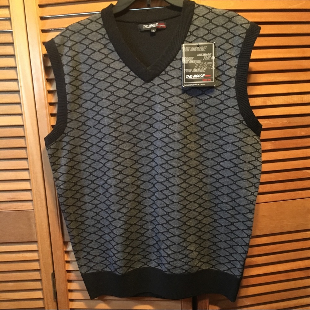 The Image Black & Grey Vest